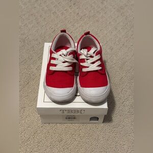 The Beaufort Bonnet Company Kids Red and White Sneakers